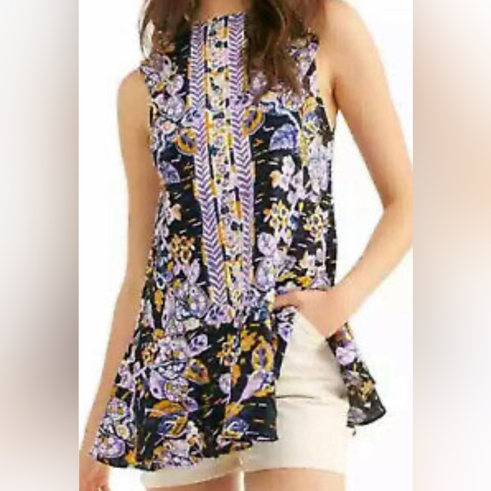 Free People Summer in Tulum Tunic Size Small